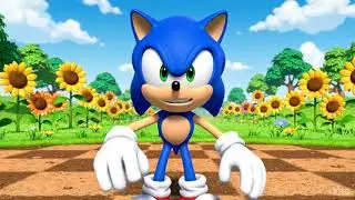 Boneco do Sonic Versus Dinossauro