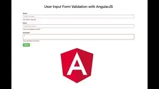 User Input Form Validation with AngularJS