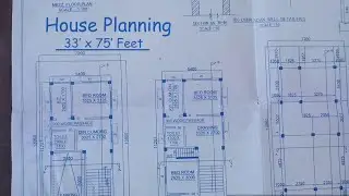 House Plan in 33 x 75 Feet