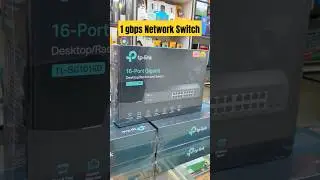 TP Link 1 Gbps Network Switch 🔥#TPLink #NetworkSwitch #TechUpgrade #ServerRack #GigabitEthernet
