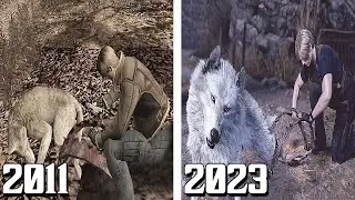 What Happens If You Save The Dog Comparison! | RE4 vs RE4 Remake