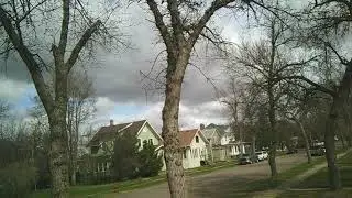 A South Dakota Stormy Cloudy Morning Sky April 18 2025 - with Music