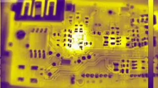 Thermal Expert TE-Q1.  Electric board in macro.