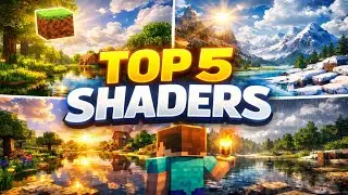Top 5 Best Minecraft Shaders for Bedrock 🔥 (Beautiful Graphics)