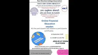 ONLINE FINANCIAL EDUCATION SESSION