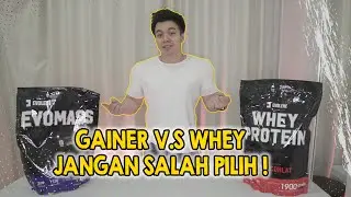 Tips Pilih Whey Protein atau Gainer yang cocok. Evolene Evo Mass dan Evolene Whey