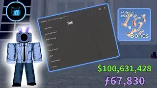 Blox Fruits Script | Auto Farm Bone and Katakuri | W-azure Hub Showcase [FREE] Easy To Use