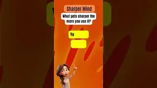 Sharper Mind Challenge! 🔪 | Are You Sharp Enough to Solve? #riddles #brainbender #brainboost