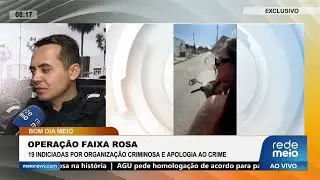 MULHERES CRIMINOSAS: delegado Charles Pessoa detalha resultados da Operação Faixa Rosa | Bom Dia