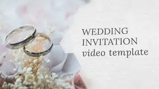 Wedding Invitation Video Template (Editable)