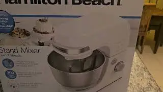 unboxing Hamilton Beach Stand Mixer / Batteur sur Socle / Batidora de Pedstal