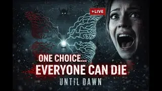 ONE WRONG CHOICE = DEATH 😱 | UNTIL DAWN First Playthrough (LIVE)