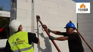 Fargo Systembau - Montaż murowanych ścian prefabrykowanych