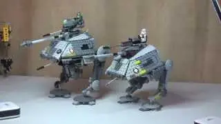 Lego Star Wars AT-AP 2008 & 2014 Comparison, sets 7671 & 75043