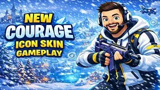 Fortnite 🔵 Courage Icon Skin Gameplay 🟣 Duos With @Aeileus
