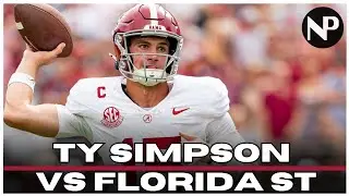Alabama vs Florida State | Ty Simpson NFL Draft Film