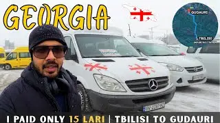 I Took the Cheapest Minibus from Tbilisi to Gudauri (15 LARI!)
