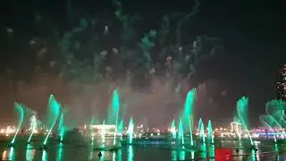 4K 2021 new year fireworks Dubai Festival city
