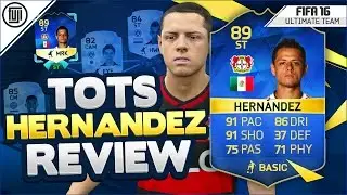 ОБЗОР ИГРОКА TOTS (89) ХАВЬЕРА ЭРНАНДЕСА! - FIFA 16 Ultimate Team