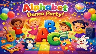 ABC Dance Song 🎵 Fun Alphabet Learning for Toddlers & Preschool Kids