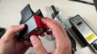 3D printed a weight box to stabilize my 8858 heat air gun