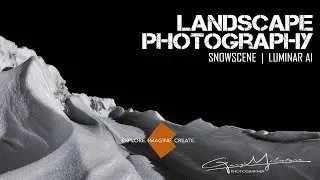 Landscape Photography winter snow scene