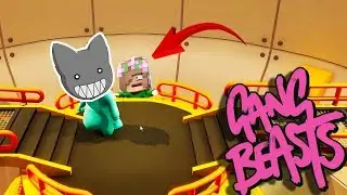 THE EVIL KITTY KILLED LITTLE KELLY !!! GANG BEASTS w/ Sharky