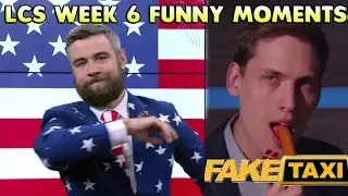 LCS WEEK 6 FUNNY/FAIL MOMENTS - 2017 Summer Split