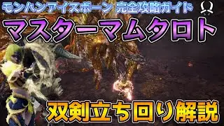【モンハンアイスボーン】皇金武器集めに！最新版マスターマムタロト双剣立ち回り解説(周回用)完全攻略ガイド【MHW:IB ネビダン実況】