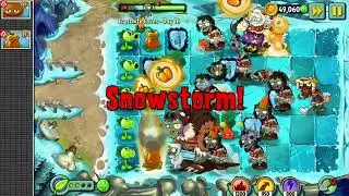 [Plants vs Zombies 2] Prostbite Caves - Day 16