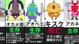 【おじゃる丸の住んでるマンション襲撃事件】序盤の生存&死亡キャラ