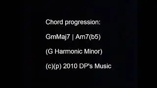 G Harmonic Minor - DP's Backing Tracks (for training in all scales, modes & keys)