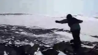 50MPH winds at Cape Evans Antarctica