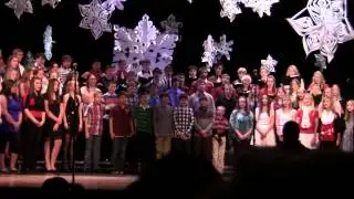 Christmas Choir Concert Finale, combined Middle School, High School, & Elementary School choirs