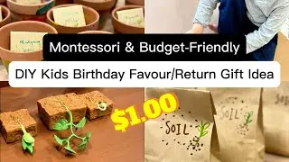 Montessori & Budget Friendly | DIY Kids Birthday Favour/Return Gift Idea! 