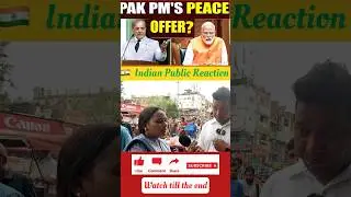 Public Reaction on Pakistan PM&rsquo;S Peace Offer #youtubeshorts #shorts #ytshorts #publicreaction #short