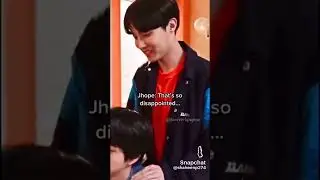 jhope got dissapointed by jin...🤣#bts #2seok #jinbts #jhope