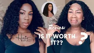 HAIR MAJESTY BY DJ  ZINHLE  MBALI -PERUVIAN 4x4 LACE WIG | LUX HOT COMB REVIEW