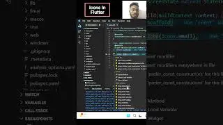 Do you know how to add an icon in flutter? #shortvideo