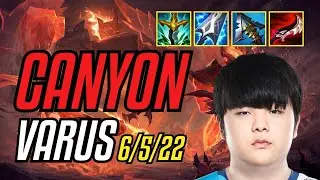 CANYON - VARUS vs KAI'SA ADC - KR Challenger - Patch 11.7