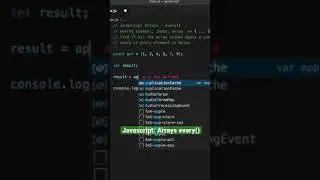 Javascript: Arrays every() method