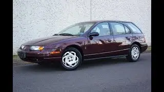 2001 Saturn SW2 Twin Cam Station Wagon Burgundy