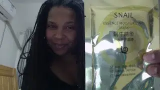 DelaCremeDela - Live - SNAIL Essence Moisturizing Mask | MUKBANG
