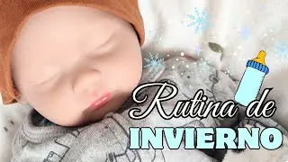 Rutina de invierno con mi bebé Reborn ❄️🍼 | Cambio de ropa y biberón #rutinareborn #juegoderoles 
