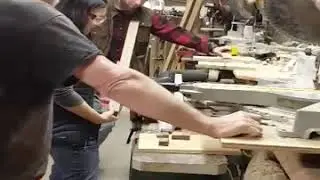 Woodworking lessons with Will