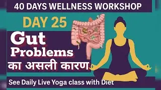 🌿 40 Days Wellness Program &ndash; Day 25🌿Gut Problems का असली कारण