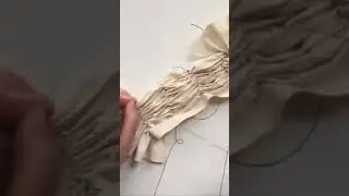 Стежки с защитным покрытием #шорты #текстильныетехники #шибори