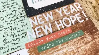 12x12 Scrapbook Process video - using cut apart sheets