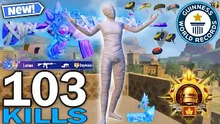 Wow! 😍 MY NEW BEST AGGRESSIVE RUSH GAMEPLAY With WHITE MUMMY SET🔥PUBG MOBILE