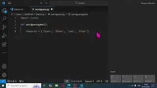 Word guess game tutorial in Python